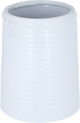 Al Saif Gallery porcelain spice jar, 14.6 x 14.6 x 24.2 cm, orange lid, large - white product image 3