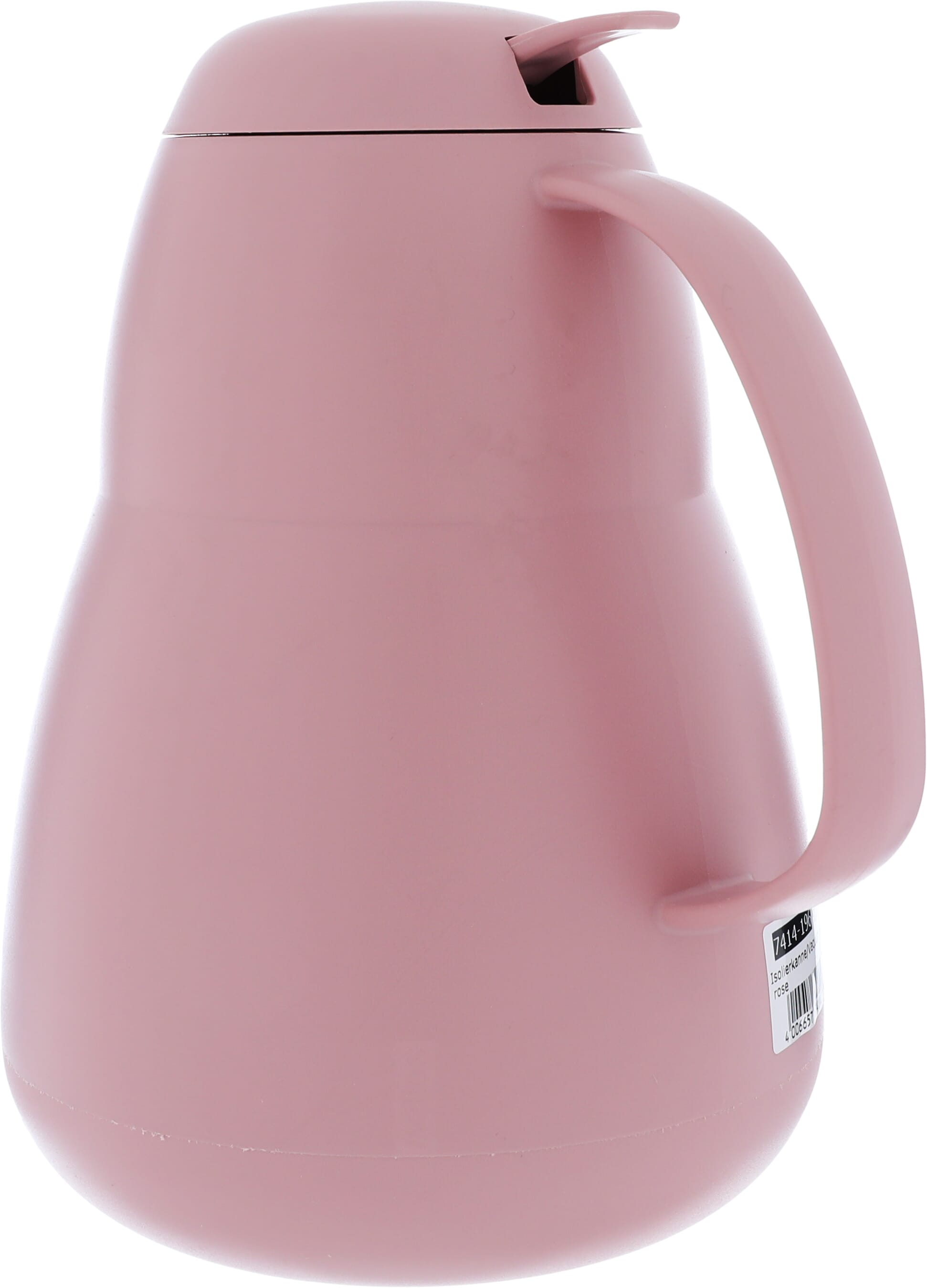 Helios glass thermos, 1 liter, plastic outer shell - dark pink product image 2