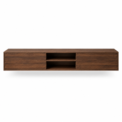 طاولة تلفزيون أوريانا، 30×160×30 سم، خشب MDF، أدراج - بني خشبي غامق product image 2