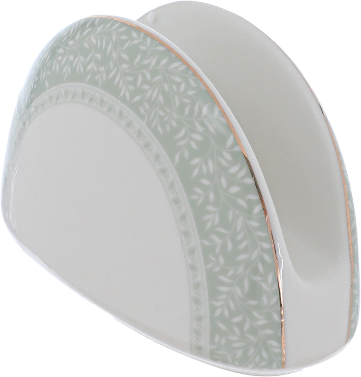 Victoria Al Saif Gallery porcelain dining set, 65 pieces, pattern - white green product image 10