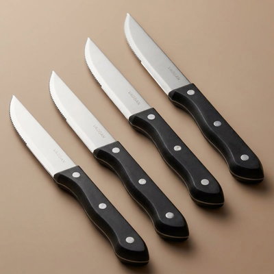 طقم سكاكين استيل السيف غاليري، 4 قطع - اسود product image 1