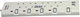 وصلة كهربائية كولن، 3250 واط، 4 مخارج، 3 متر، 2 USB، 301100007 - ابيض product image 1