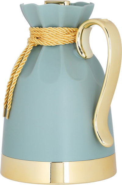 ترمس بلقيس إفرست، 1 لتر، حافظة داخلية زجاج حراري، ضغاط - أخضر product image 3
