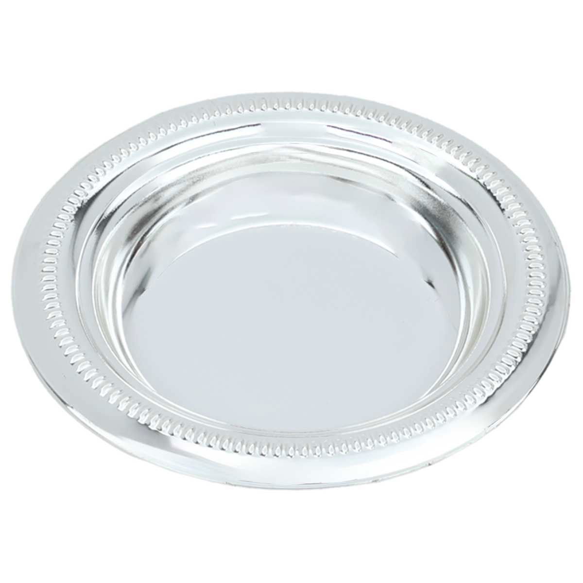 Noa Steel Al Saif Gallery Plate, Round, Engraved, 8.8 cm - Gold product image 2