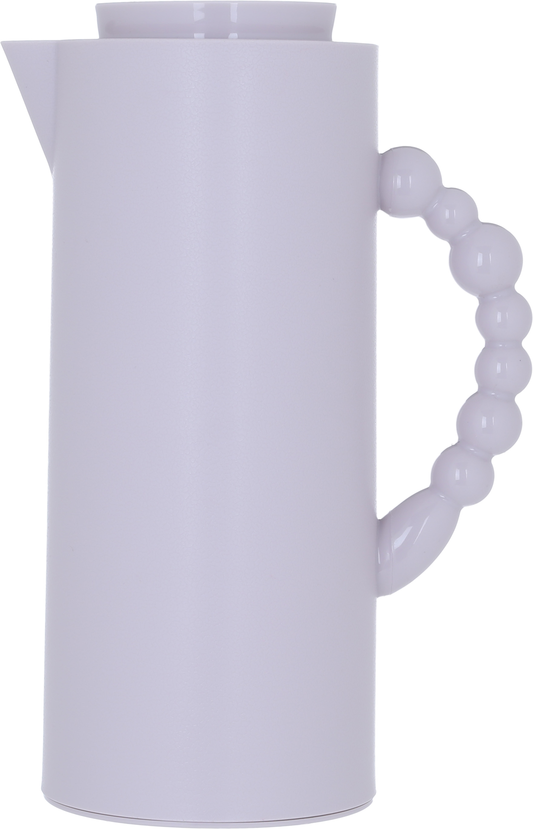 Al Saif Gallery Royal 7 glass thermos, 1 liter, glass inner container, plastic outer shell - pink product image