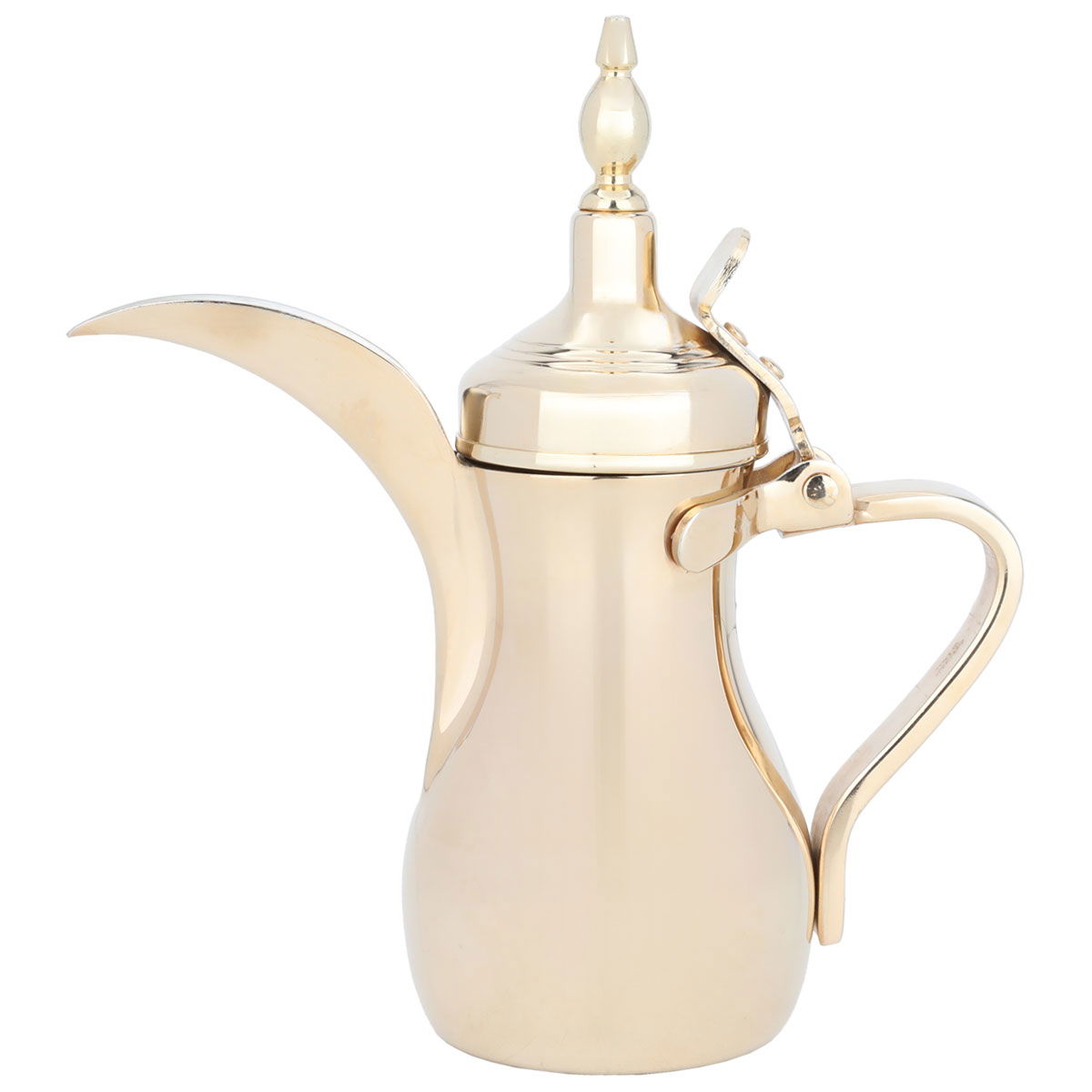Al Saif Gallery Sulaiman Steel Dallah, 0.59 litre - Gold product image