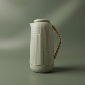 Glory Rawaa Thermos, 1 liter, glass inner container, plastic outer shell - matcha green product image