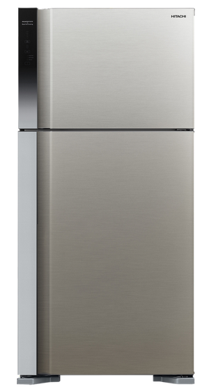 ثلاجة هيتاشي، 550 لتر، 19.4 قدم، 2 باب، فريزر علوي، R-V725PS7K-1PSV(ME) - فضي product image 2