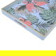 طوفرية تقديم بلاستيك السيف غاليري، 48×35×4.6 سم، مستطيلة، بيد، رسم فلامنجو - أزرق product image 3