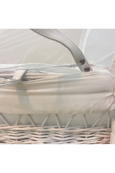 سرير موسى فان مومنت، 76×42×76 سم، حامل هزاز - ابيض product image 3