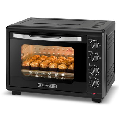 فرن كهربائي بلاك اند ديكر، 2000 واط، 55 لتر، TRO55RDG-B5 - اسود product image 5