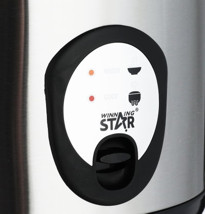 قدر طهي كهربائي ويننج ستار، 5 لتر، 900 واط، ST-9352 - فضي أسود product image 6