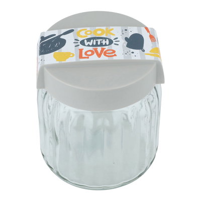 علبة زجاج السيف غاليري، 1 لتر، غطاء - شفاف product image 3