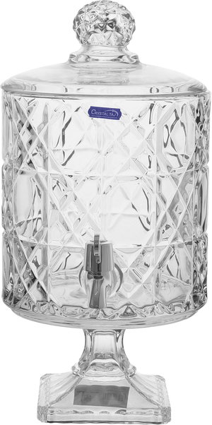 Glass Beverage Dispenser, Base, 4.5 Liters - Clear product image