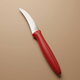 Alsaif Gallery Steel Paring Knife, 9 cm, Curved - Red product image 1