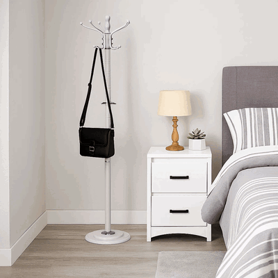 Metal Modern Clothes Hanger, 173 X 46 Cm - White product image 3