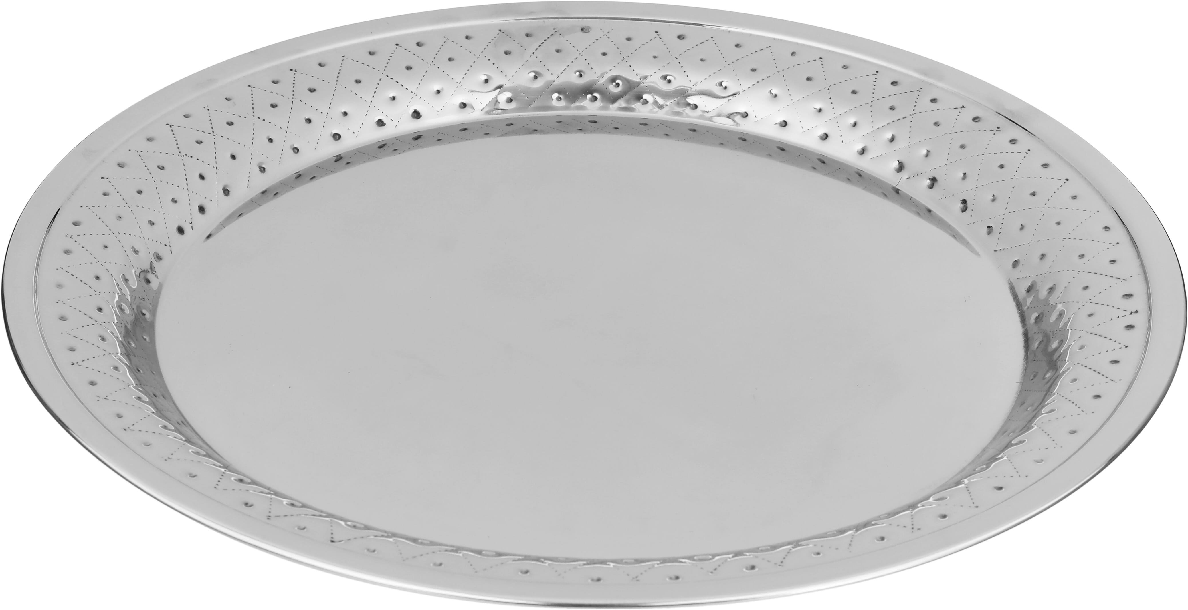 Steel Al Saif Gallery, 50 cm, engraved circle - silver product image