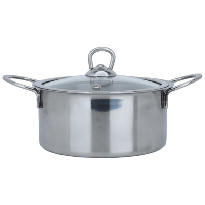 Al Saif Gallery Steel Cooking Pot, 14 cm - Silver product image 3