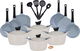 طقم قدور جرانيت فولكانو،23 قطعة - بيج product image 1
