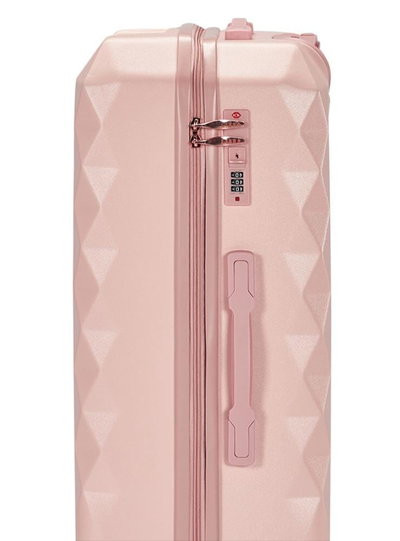 طقم شنط سفر ABS ليمرا، 6 مقاسات، 4 عجلات، WM-225 - زهري product image 6