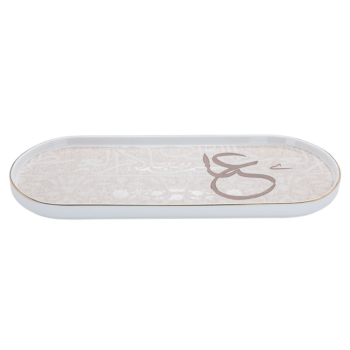 Al Saif Gallery Porcelain Dessert Serving Dish, 36X16X2 Cm - White product image