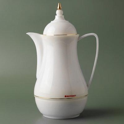 ترمس روتبونت، 1 لتر، حافظة داخلية زجاج - أبيض product image 1