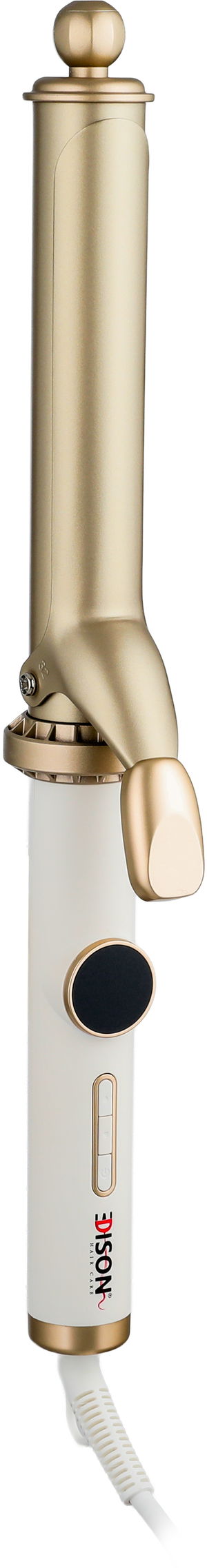 جهاز تجعيد فير للشعر إديسون، 95 واط، 9.7x34.2x4.2 سم، 5 مستويات للحرارة، شاشة LED، مرفق حقيبة، KF-H3 - كريمي ذهبي product image 2