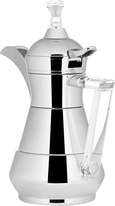 AlSaif Gallery Suleiman 2 Thermos, 0.35 L, Inner Glass, Outer Stainless Steel - Silver product image 3