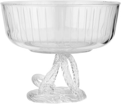 وعاء تقديم زجاج السيف غاليري، 23x23x18 سم، قاعدة، دائري - شفاف product image 3