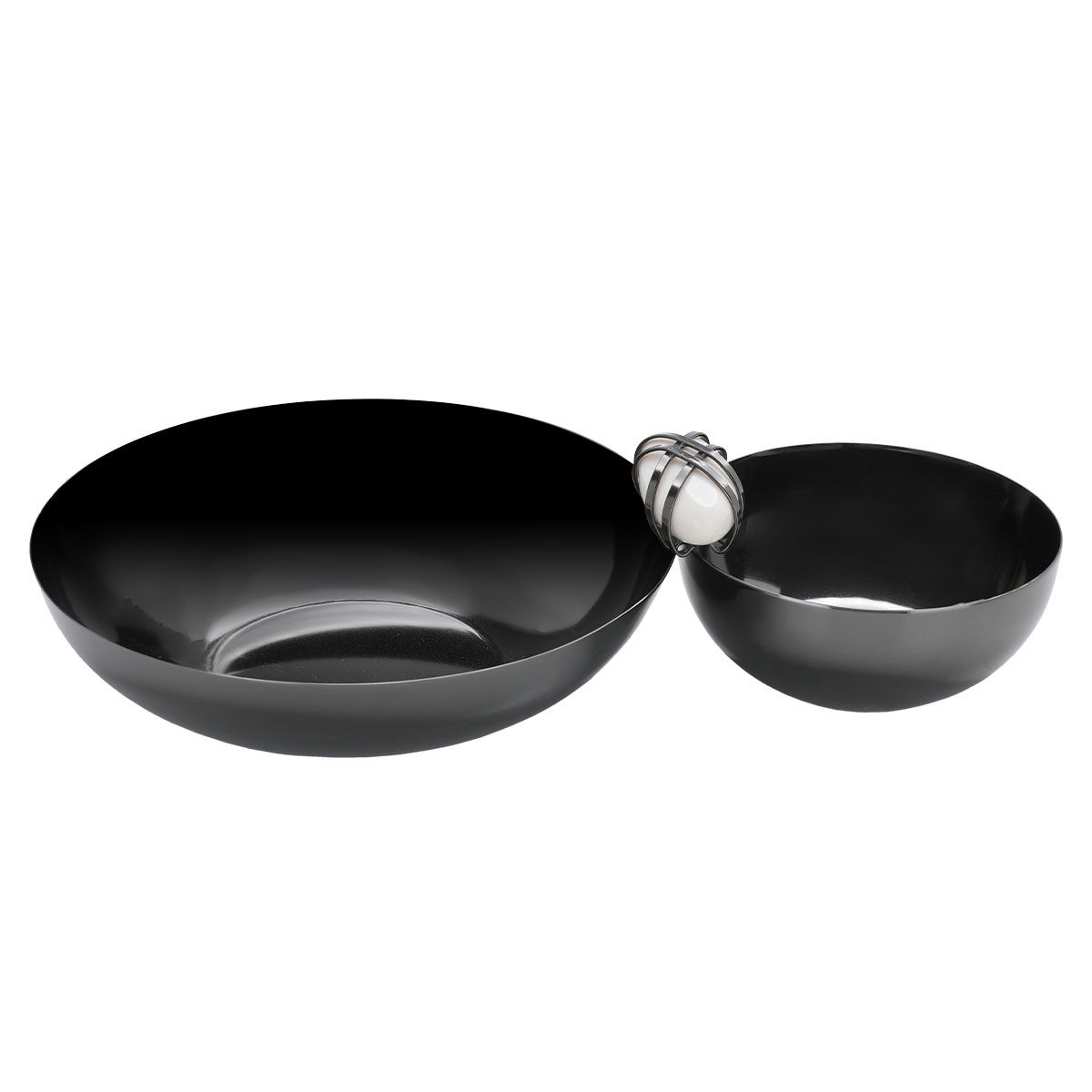 Al Saif Gallery Steel Serving Plate, 26X14X4 Cm, 2 Boxes - Silver product image