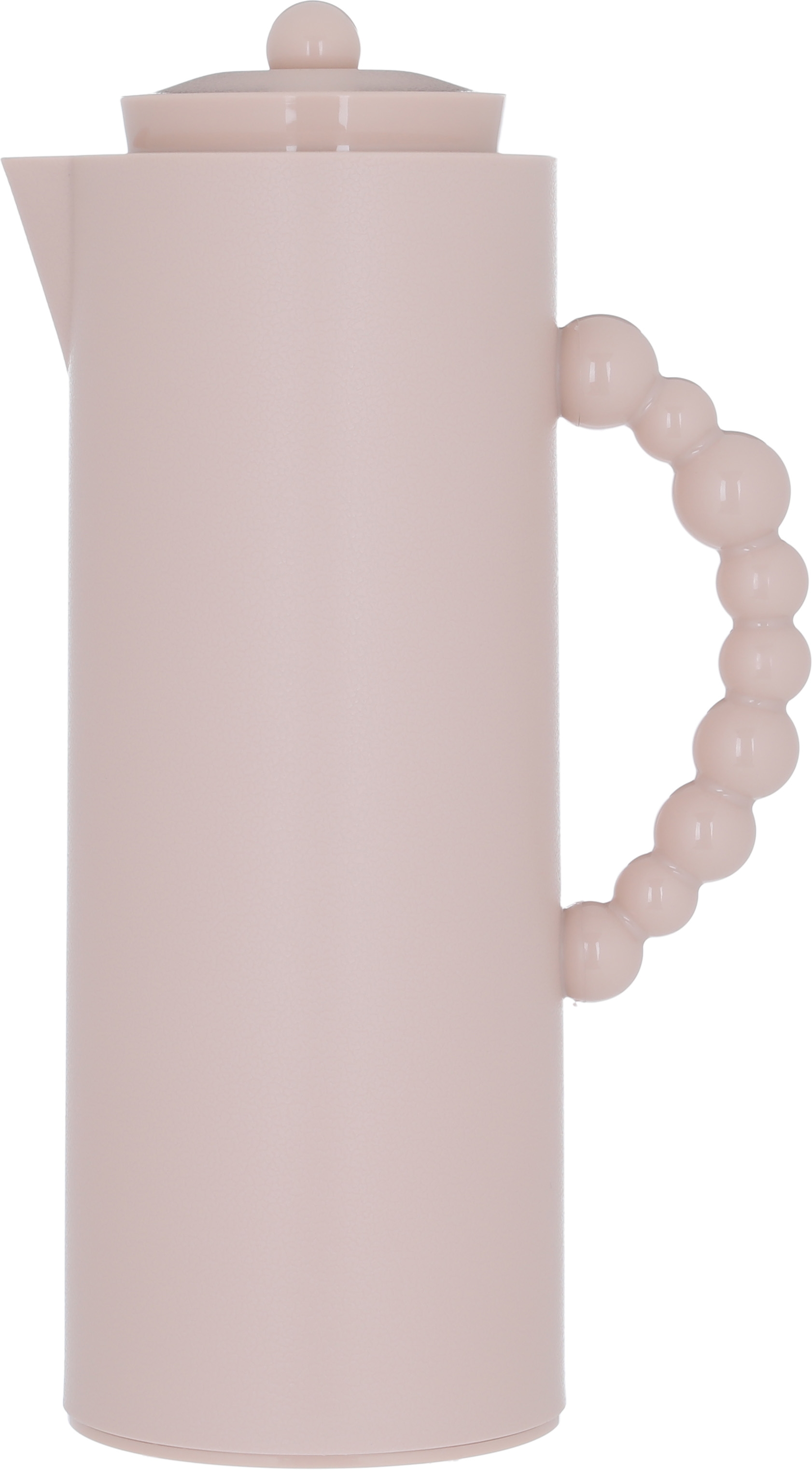 Al Saif Gallery Royal 7 glass thermos, 1 liter, plastic outer shell - peach product image