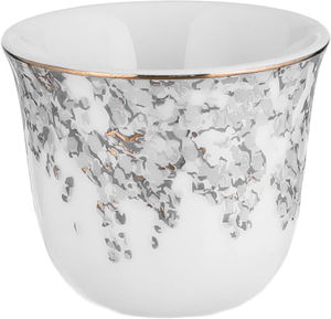 طقم تقديم شاي زجاج السيف غاليري، نقش، 29 قطع - أبيض product image 2