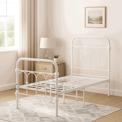 سرير حديد، 35×80×170 سم - ذهبيي product image 2