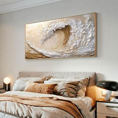 لوحة جدارية كانفس، 150×100 سم، اطار ذهبي - متعدد الالوان product image 2