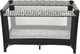سرير اطفال فان مومنت، 125×65 سم، قابلة للطي - اسود product image 1