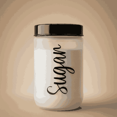 علبة زجاج هيرفين، 660 مل، 9×14 سم - ابيض اسود product image 3