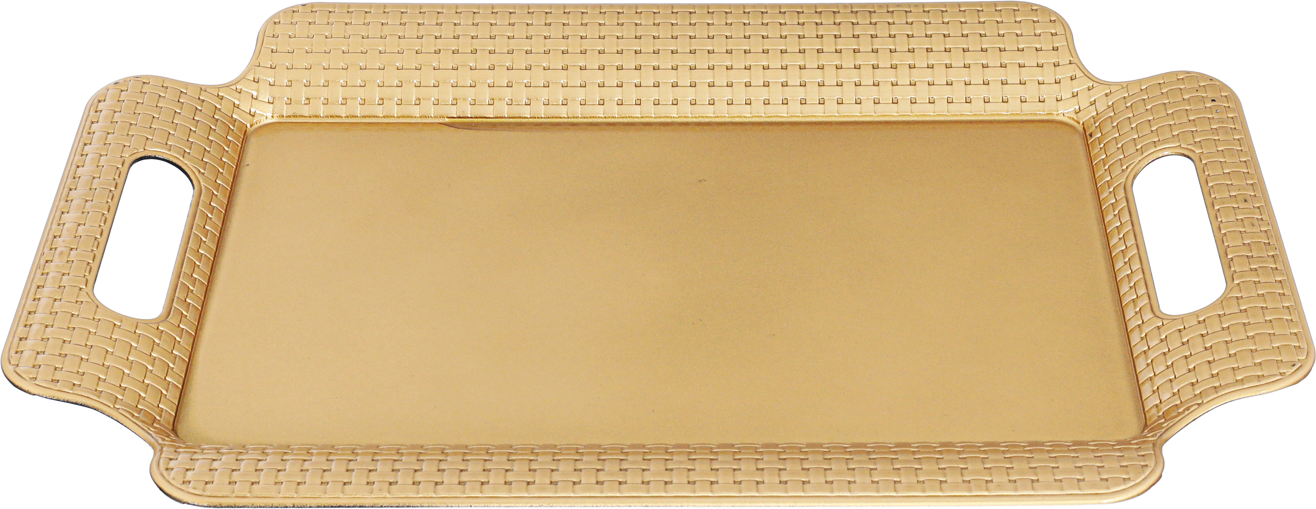 Al Saif Gallery Plastic Serving Tray, 48 X 35 X 4.6 Cm - White product image 1