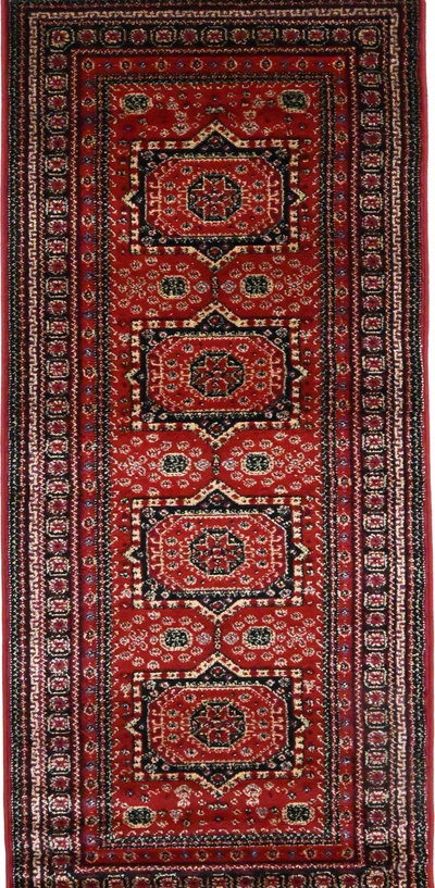 سجاده سوبر تيماء شكل مستطيل، 0.80×3 سم، صنع آلياً - احمر product image 1