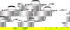 Rocky Steel Cookware Set, 10 Pieces, Silicone Handle - Silver product image 1