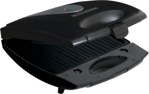 Black TS4080-B5 & Decker Sandwich Maker, 1200/1400 Watts, 4 Plates - Black product image