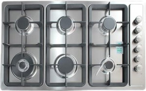 موقد غاز مدمج اريستون، 6 شعلات، 86×51×40 سم، AM96T0GMIXSA - فضي product image