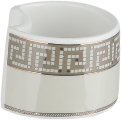 طقم تقديم سفرة بورسلان السيف غاليري، 166 قطعة، نقش فضي - أبيض بني product image 12