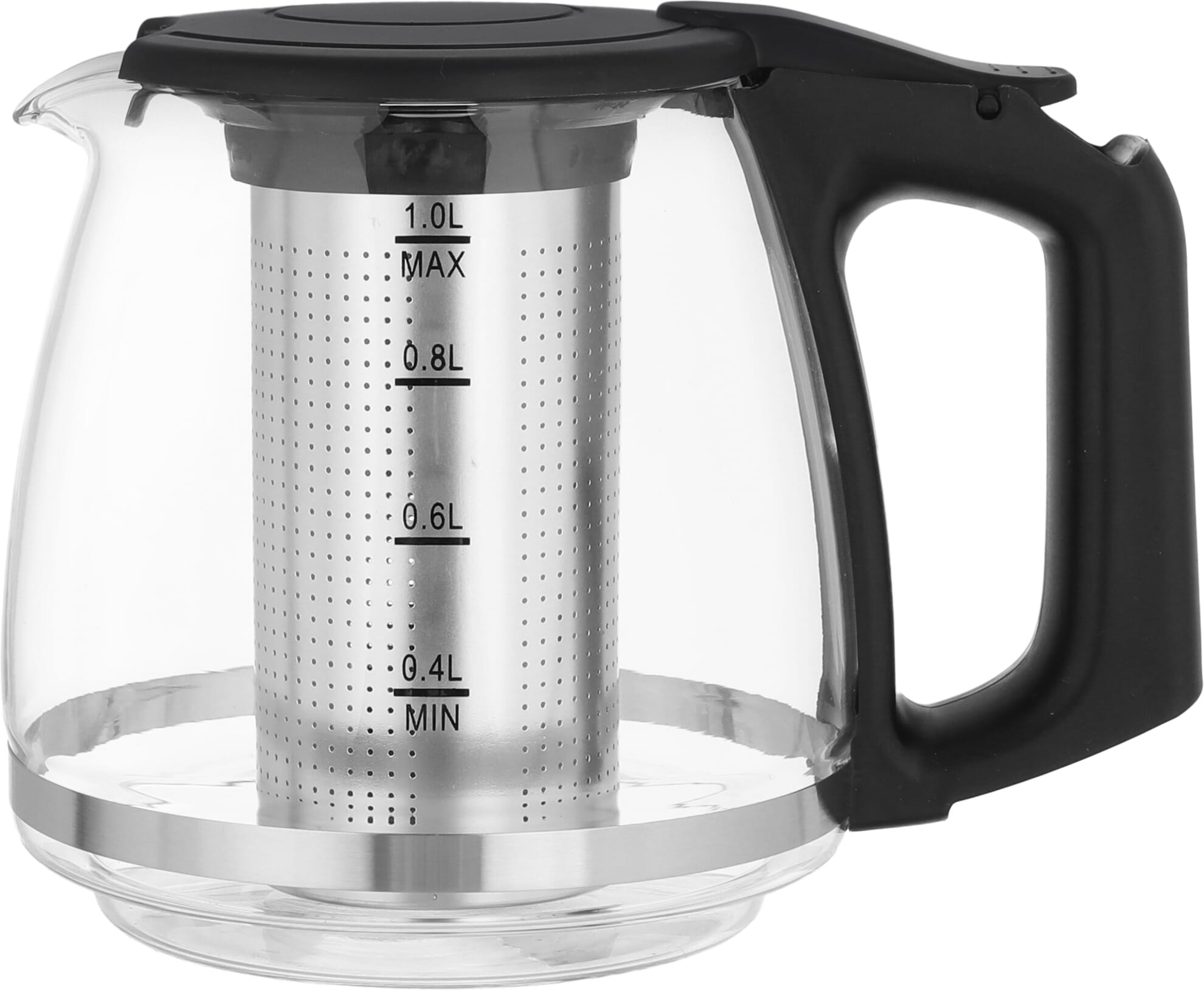 طقم محضر شاي استيل إديسون، 3 قطع، 2200 واط، KEC4703T-GS - فضي اسود product image 2