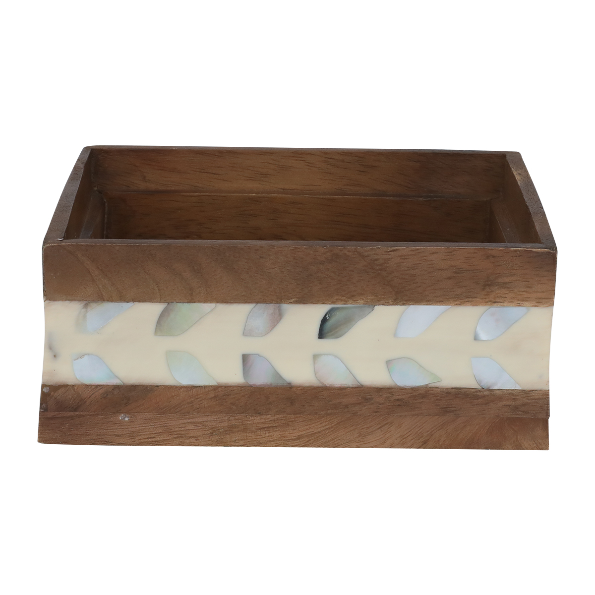 Al Ain Andalusia Wooden Storage Box with Lid, 15 x 12 x 6 cm, Rectangle - Multi Color product image 3