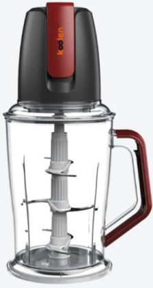 Koolen 801109016 Chopper, 400W, 2L, 3 Blades - Red Black product image