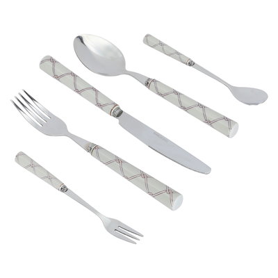 طقم سفرة بورسلان السيف غاليري، 81 قطعة، دائري - رمادي product image 7