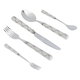 طقم سفرة بورسلان السيف غاليري، 81 قطعة، دائري - رمادي product image 7