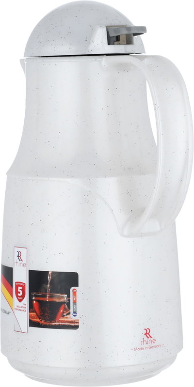 ترمس الراين، 1 لتر، ضغاط، حافظة داخلية زجاج حراري - لؤلؤي product image 4