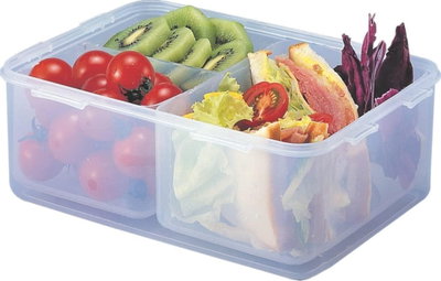 علبة تخزين طعام بلاستيك لوك اند لوك، غطاء، 24,8×18× 9,3 سم - شفاف product image 2