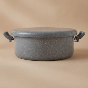 قدر مقلوبة جرانيت السيف غاليري، 34 سم - رمادي product image
